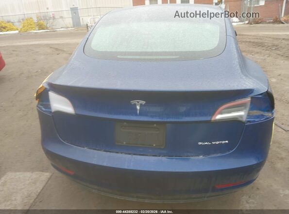 5YJ3E1EB4MF056237 2021 TESLA MODEL 3 Синий 