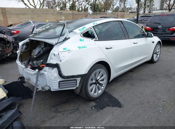 5YJ3E1EB4MF942915 2021 TESLA MODEL 3 Белый Задняя правая четверть