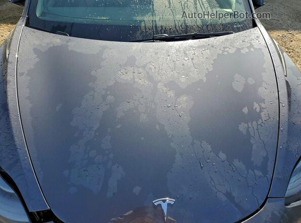 5YJ3E1EB4NF274826 2022 TESLA MODEL Charcoal Widok wnętrza z tyłu