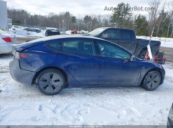 5YJ3E1EB4PF415624 2023 TESLA MODEL 3 Синий Вид щитка приборов