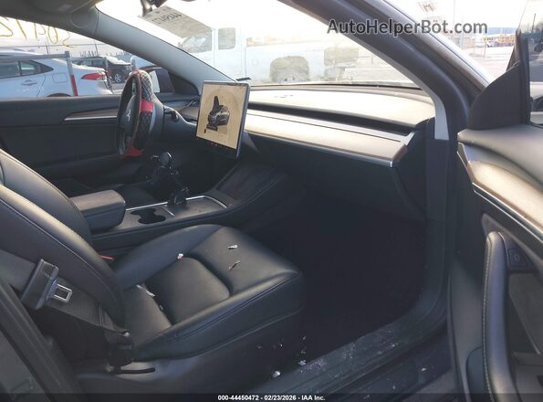 5YJ3E1EB5NF351512 2022 TESLA MODEL 3 Серый Вид салона спереди