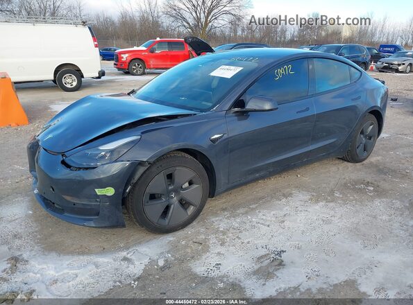 5YJ3E1EB5NF351512 2022 TESLA MODEL 3 Серый Передняя левая четверть