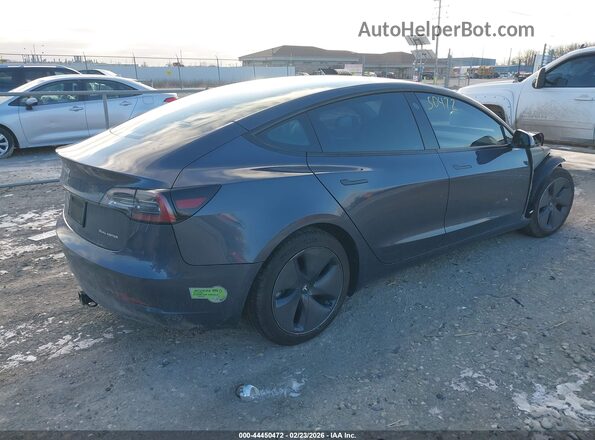 5YJ3E1EB5NF351512 2022 TESLA MODEL 3 Серый Задняя правая четверть