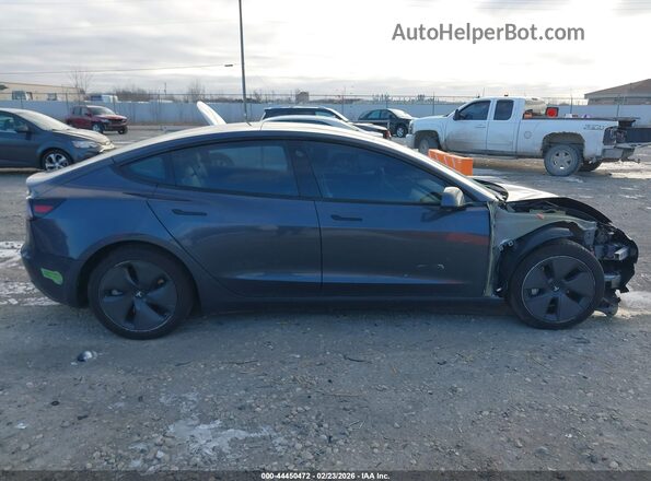 5YJ3E1EB5NF351512 2022 TESLA MODEL 3 Серый Вид задней части салона