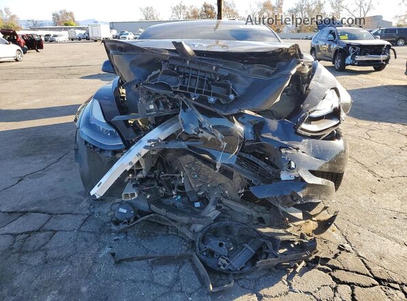 5YJ3E1EB5PF607876 2023 TESLA MODEL Черный Вид спереди