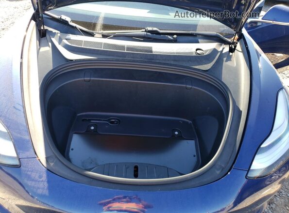 5YJ3E1EB6JF088182 2018 TESLA MODEL Blue Vista interior trasera