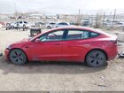 2022 Tesla Model 3 Long Range Dual Motor All-wheel Drive Red vin: 5YJ3E1EB7NF276411