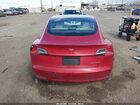 2022 Tesla Model 3 Long Range Dual Motor All-wheel Drive Red vin: 5YJ3E1EB7NF276411