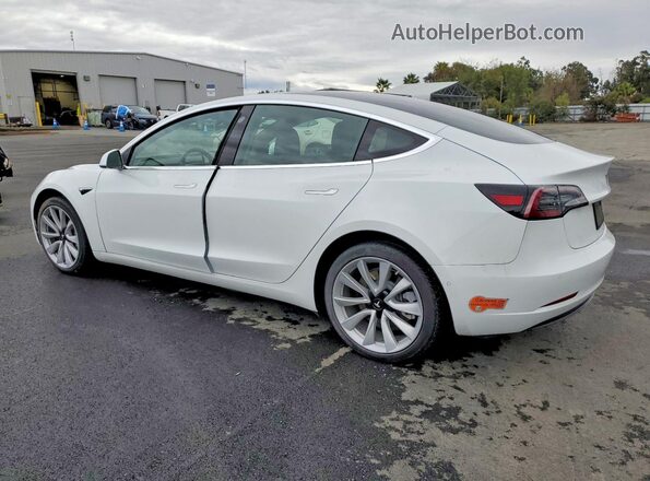 5YJ3E1EB8KF454063 2019 TESLA MODEL Белый Задняя левая четверть