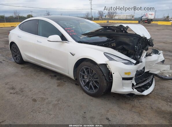5YJ3E1EB8LF637433 2020 TESLA MODEL 3 Белый Передняя правая четверть