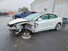 2019 Tesla Model 3 White vin: 5YJ3E1EBXKF512786