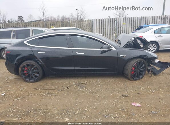 5YJ3E1EBXLF600884 2020 TESLA MODEL 3 Черный Вид задней части салона