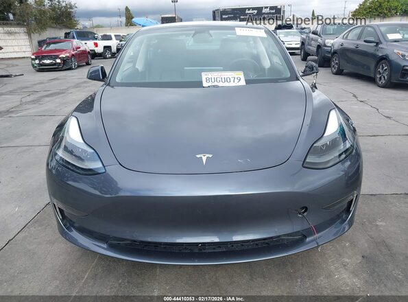 5YJ3E1EBXMF874961 2021 TESLA MODEL 3 Gray Rear interior view
