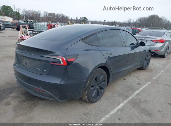 5YJ3E1EBXSF898142 2025 TESLA MODEL 3 Gray Tył prawy