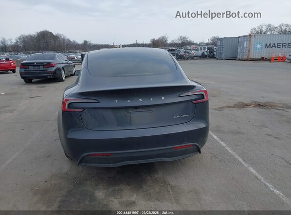 5YJ3E1EBXSF898142 2025 TESLA MODEL 3 Gray 