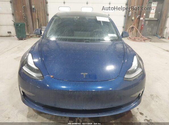 5YJ3E1EC2MF084188 2021 TESLA MODEL 3 Синий Вид щитка приборов