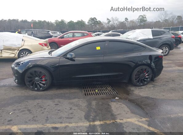 5YJ3E1EC5NF275895 2022 TESLA MODEL 3 Black სალონის 360-გრადუსიანი ხედი
