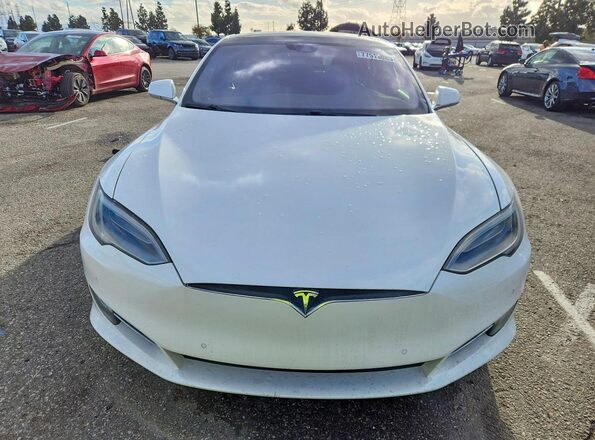 5YJSA1E10GF160954 2016 TESLA MODEL Белый Вид спереди