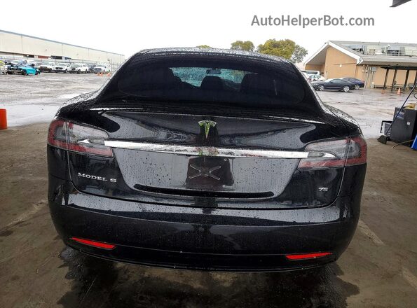 5YJSA1E14GF174565 2016 TESLA MODEL Черный Вид сзади