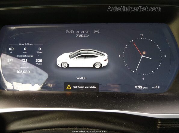 5YJSA1E22GF149608 2016 TESLA MODEL S White Widok tylnych siedzeń
