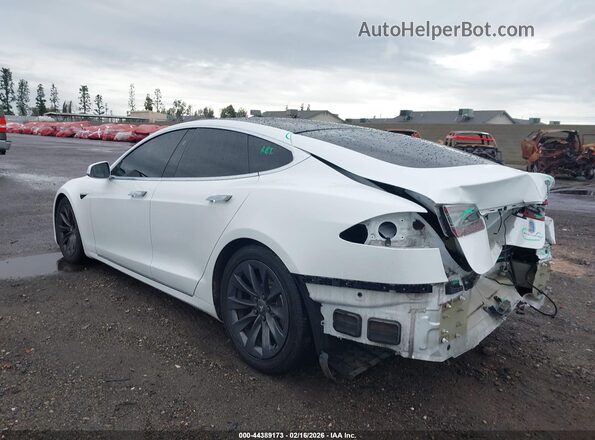 5YJSA1E28KF348302 2019 TESLA MODEL S White Tył lewy