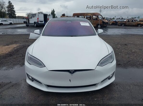 5YJSA1E28KF348302 2019 TESLA MODEL S White Widok wnętrza z tyłu