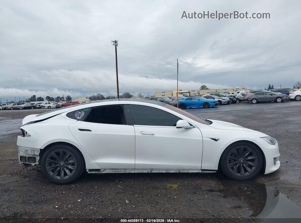 5YJSA1E28KF348302 2019 TESLA MODEL S White Widok wnętrza 360 stopni
