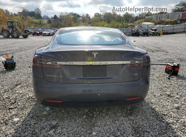 5YJSA1E29KF305166 2019 TESLA MODEL Серый Вид сзади