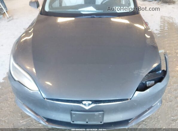 5YJSA1E29KF305927 2019 TESLA MODEL S Gray Widok z tyłu
