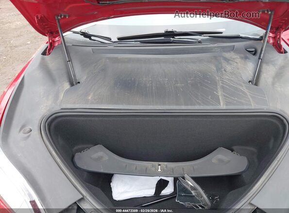 5YJSA1E29MF425987 2021 TESLA MODEL S Красный Вид сзади
