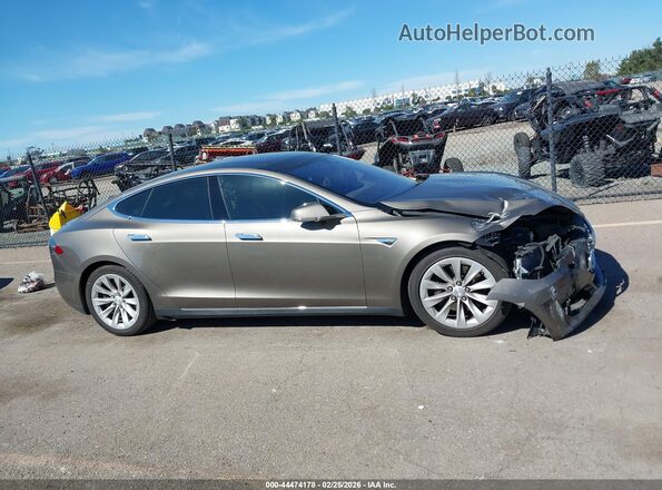 5YJSA1E2XGF133530 2016 TESLA MODEL S Серый Вид задней части салона
