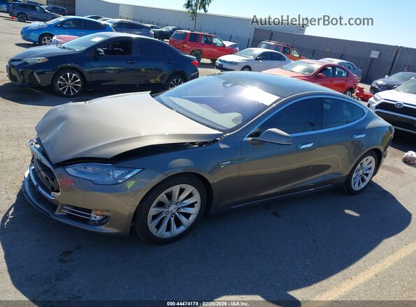 5YJSA1E2XGF133530 2016 TESLA MODEL S Серый Панорамный вид салона 360°