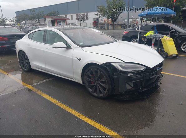 5YJSA1E44KF349416 2019 TESLA MODEL S White Przód prawy