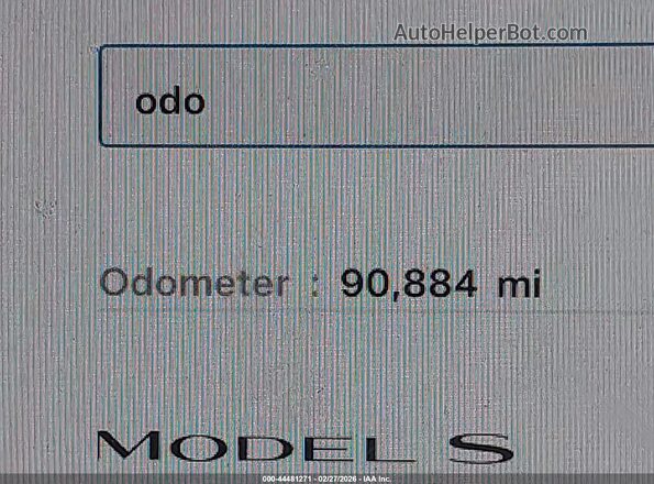 5YJSA1E54MF428838 2021 TESLA MODEL S Серый Панорамный вид салона 360°