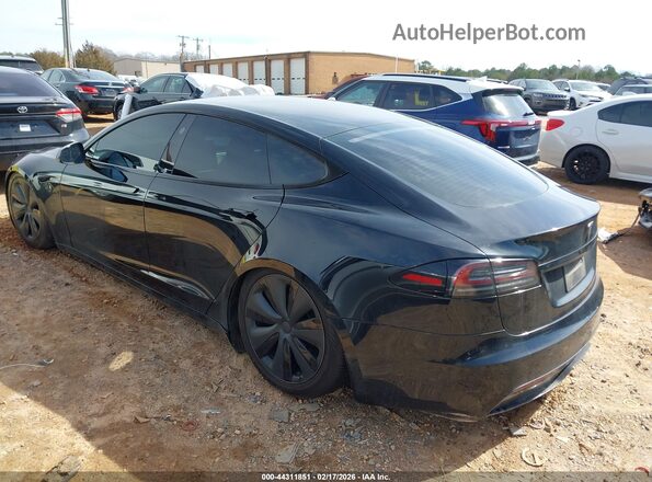5YJSA1E55NF473367 2022 TESLA MODEL S Черный Задняя левая четверть