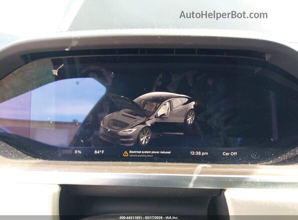 5YJSA1E55NF473367 2022 TESLA MODEL S Черный Вид задних сидений