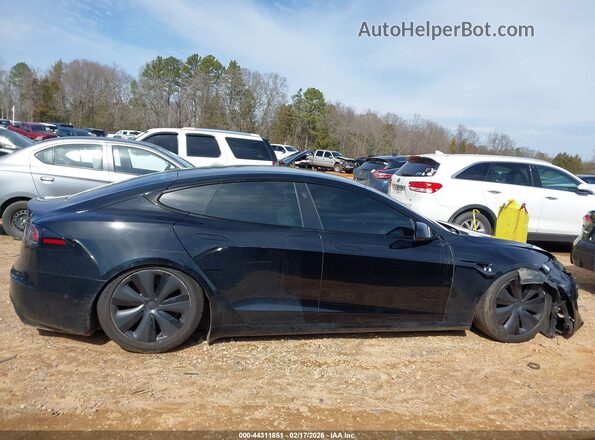 5YJSA1E55NF473367 2022 TESLA MODEL S Черный Вид задней части салона