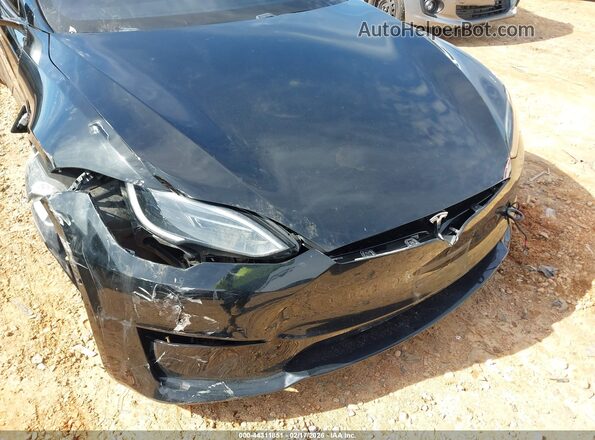 5YJSA1E55NF473367 2022 TESLA MODEL S Черный Вид спереди