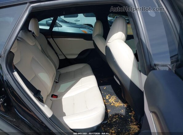5YJSA1E55NF473367 2022 TESLA MODEL S Черный Вид наклейки с VIN-кодом