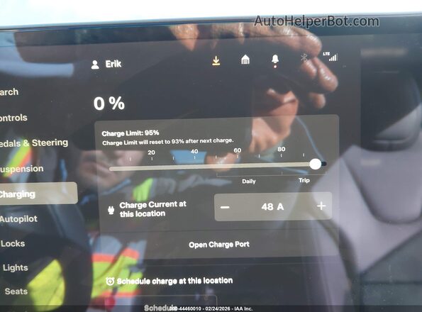5YJSA1E65MF440859 2021 TESLA MODEL S Серый 