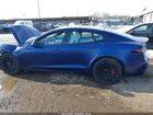 2023 Tesla Model S Plaid Tri Motor All-wheel Drive Blue vin: 5YJSA1E69PF519391