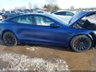 2023 Tesla Model S Plaid Tri Motor All-wheel Drive Blue vin: 5YJSA1E69PF519391