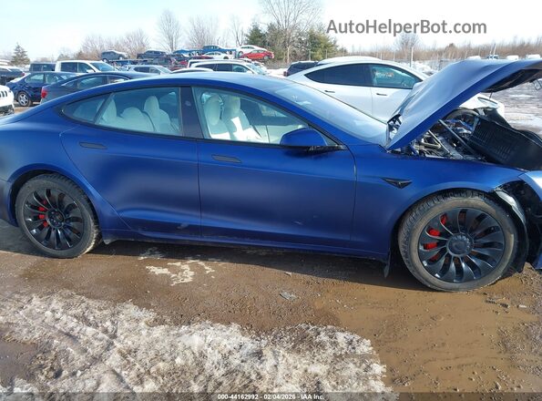 5YJSA1E69PF519391 2023 TESLA MODEL S Blue Vista interior de 360 grados