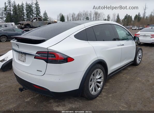 5YJXCBE20JF100033 2018 TESLA MODEL X Белый Задняя правая четверть