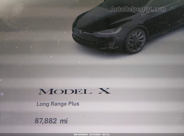5YJXCBE20LF238030 2020 TESLA MODEL X Черный Вид задних сидений