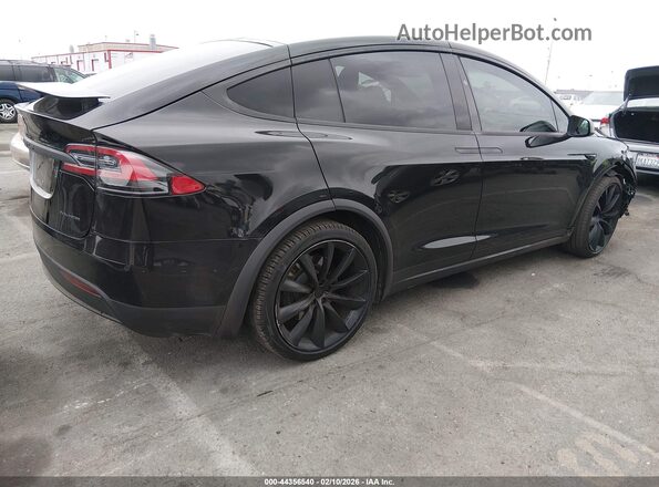 5YJXCBE20LF238030 2020 TESLA MODEL X Черный Задняя правая четверть