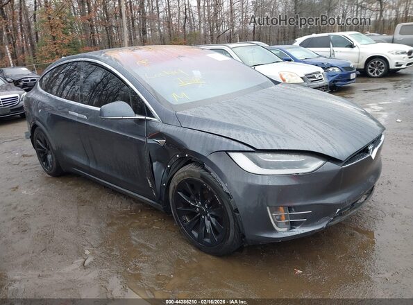 5YJXCBE21GF027909 2016 TESLA MODEL X Серый Передняя правая четверть