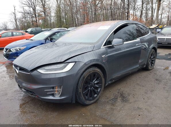 5YJXCBE21GF027909 2016 TESLA MODEL X Серый Передняя левая четверть