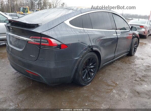 5YJXCBE21GF027909 2016 TESLA MODEL X Серый Задняя правая четверть