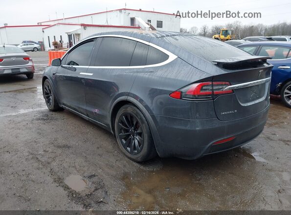 5YJXCBE21GF027909 2016 TESLA MODEL X Серый Задняя левая четверть